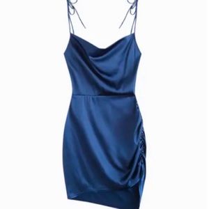 Zaful NWT mini satin dress